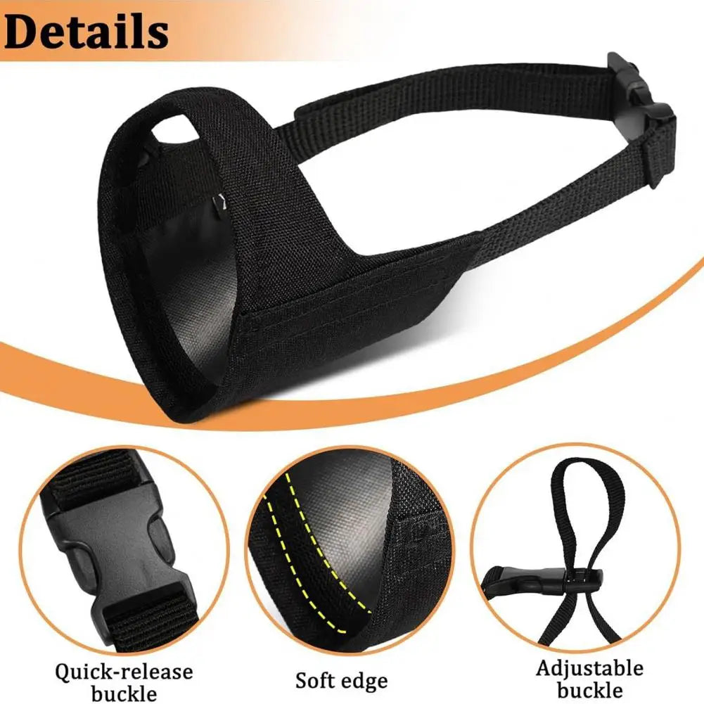 Dog Muzzle Soft Mesh Muzzle Drinkable Muzzle