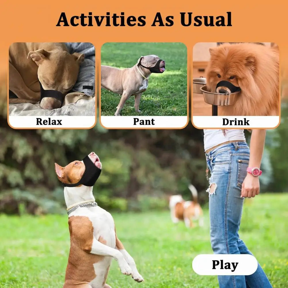 Dog Muzzle Soft Mesh Muzzle Drinkable Muzzle
