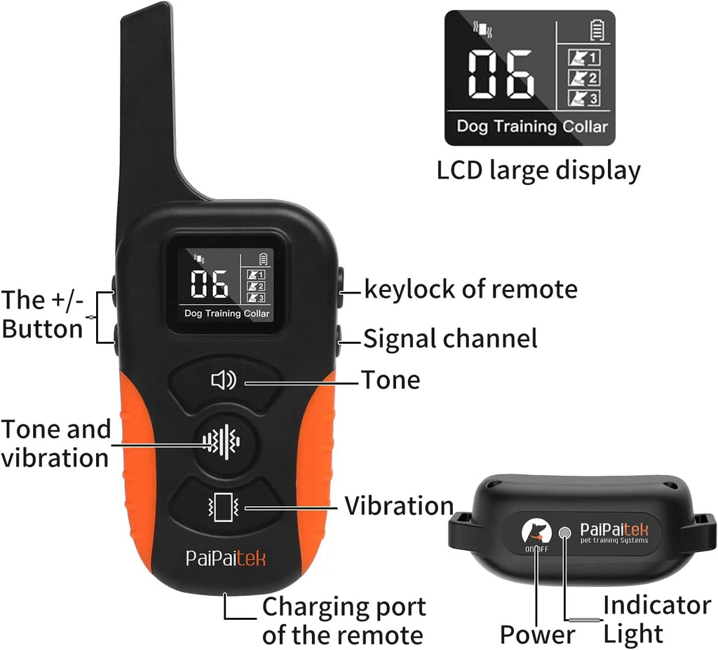 No Shock Dog Training Collar Vibration Collar