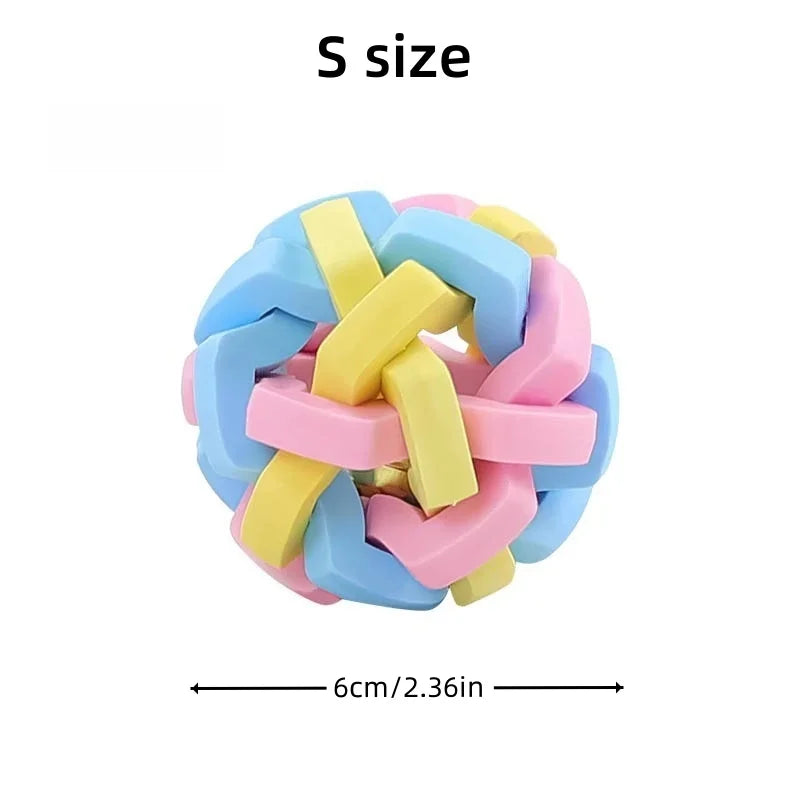Soft Colorful Pet Ball Toy Small Toy