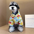 Colorful Zipper Warm Autumn and Winter Pet Jacket for Cats and Dogs
