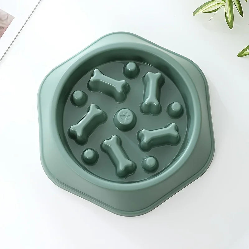 Dog Slow Feeder Non-choking Pet Bowl Anti Slip and Large Capacity