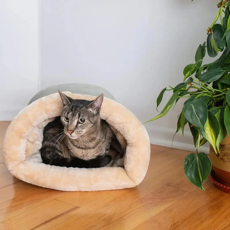 Autumn and Winter Cat Sleeping Bag Semi-enclosed Cat Nest