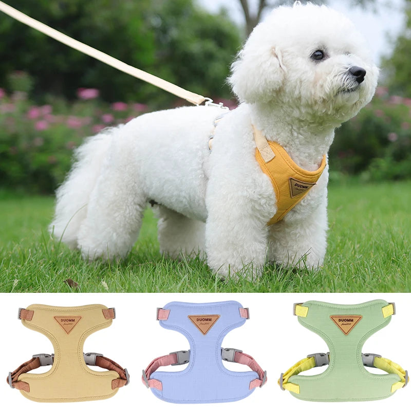Puppy Dog Harness and Leash Set for Small Dogs