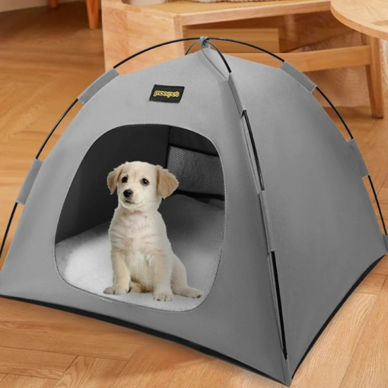 Tent Shape Cat Beds Removable Convenient Storage Pet Bed