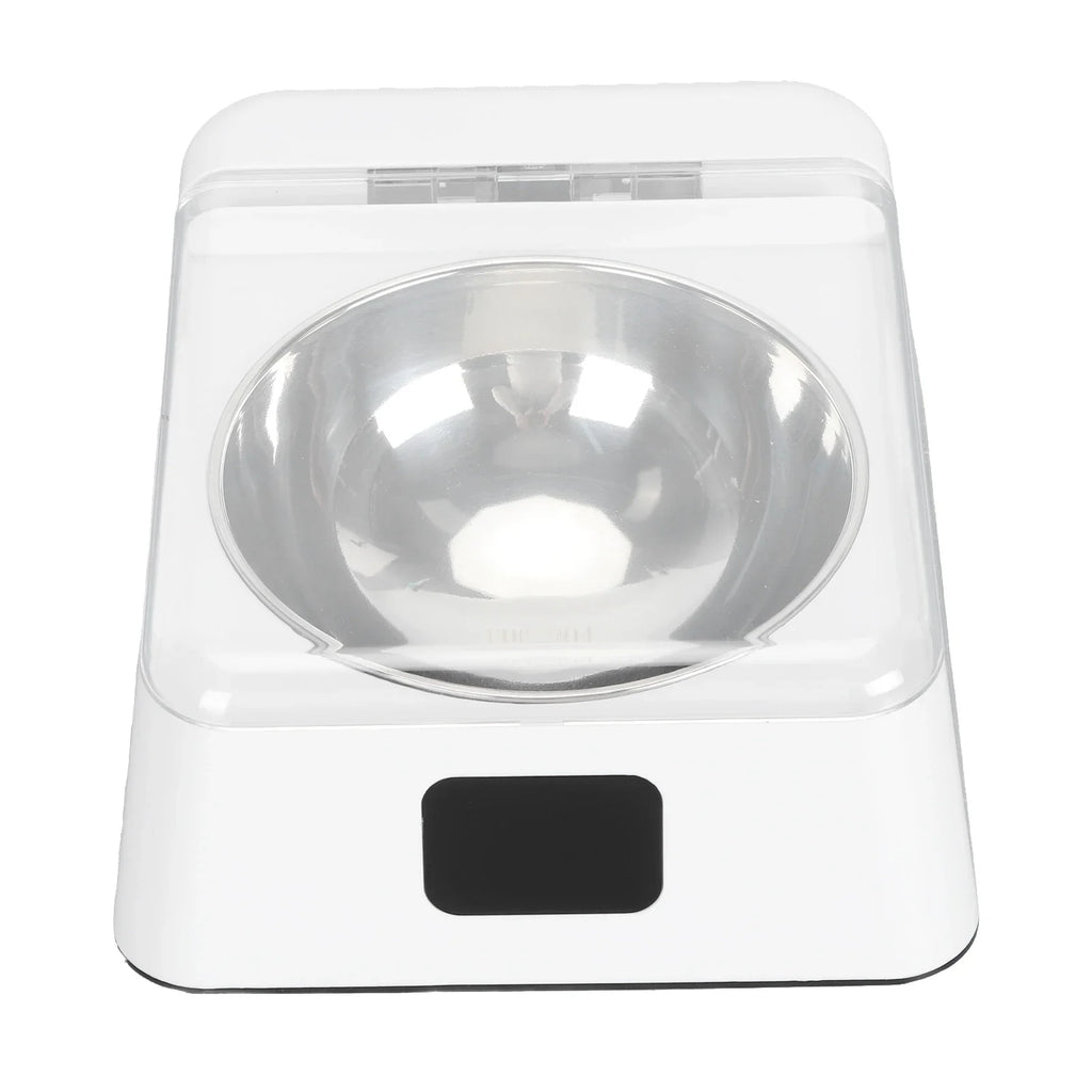 Automatic Cat Feeder with Infrared Sensor Cover Removable Bowl Battery
