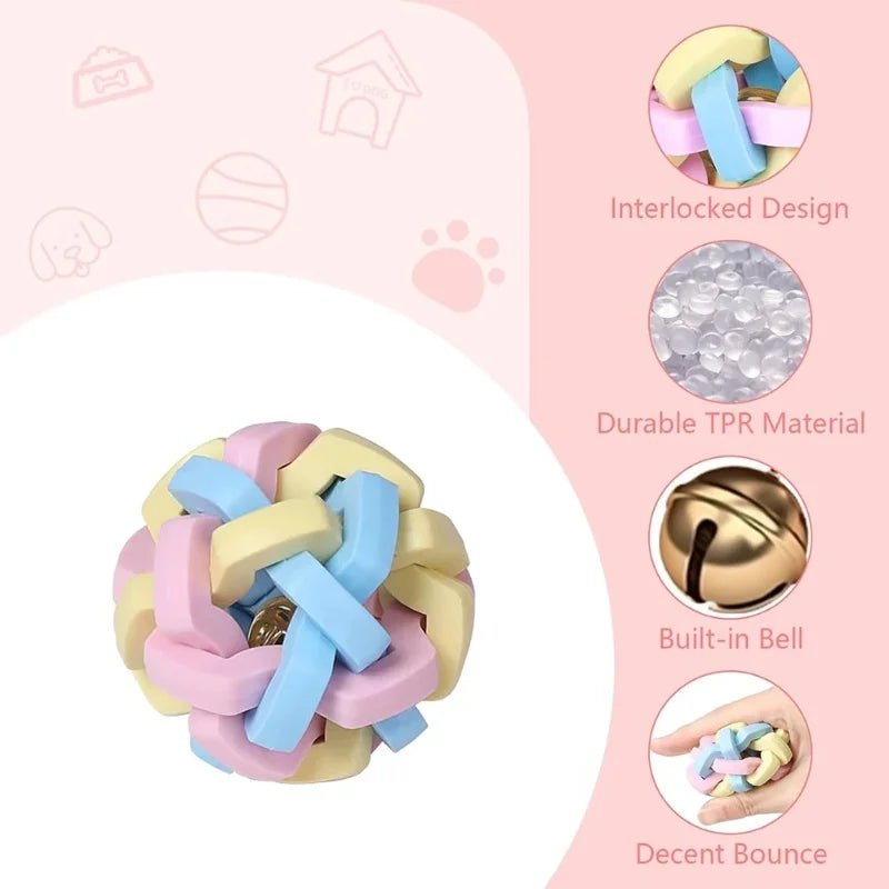 Soft Colorful Pet Ball Toy Small Toy
