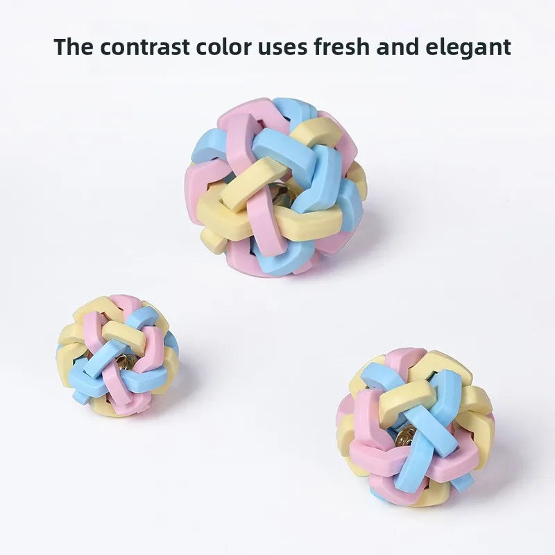 Soft Colorful Pet Ball Toy Small Toy